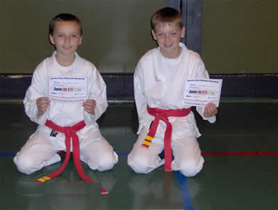 karate grading picture